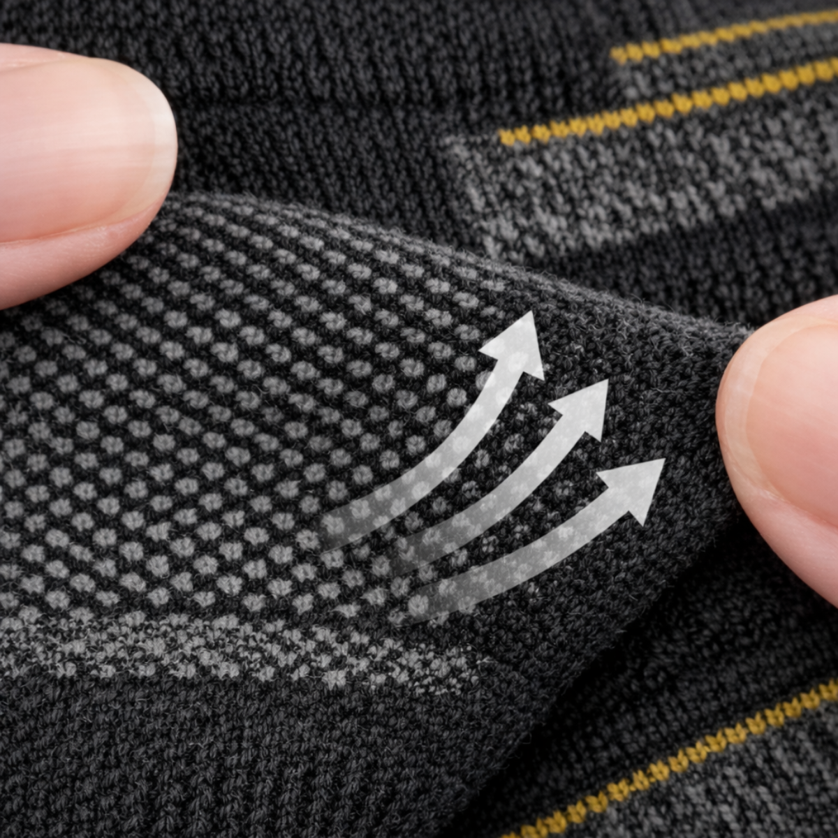 Chaussettes running laine mérinos – Respirantes amorti mi-mollet | Onwair