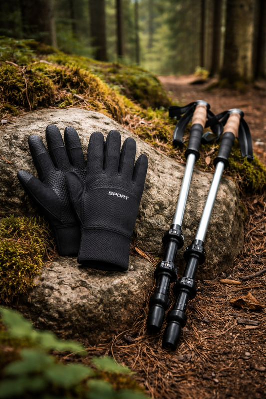 Pourquoi les gants et les bâtons font la différence en course à pied