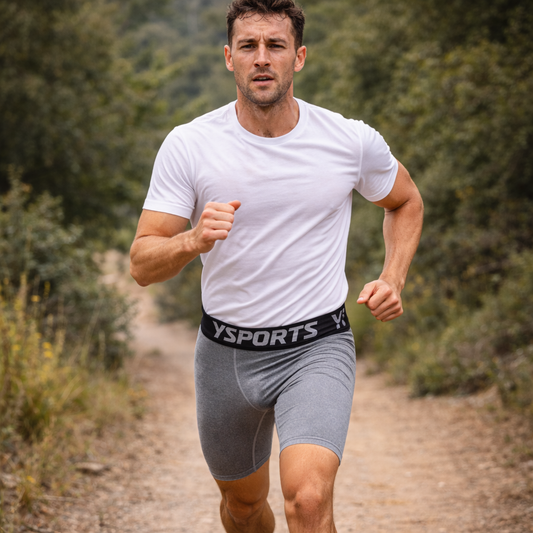 Short compression homme running – Respirant fitness basket | Onwair