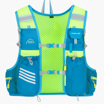 Gilet d'hydratation unisexe léger et respirant – sac d’hydratation réfléchissant pour running et trail