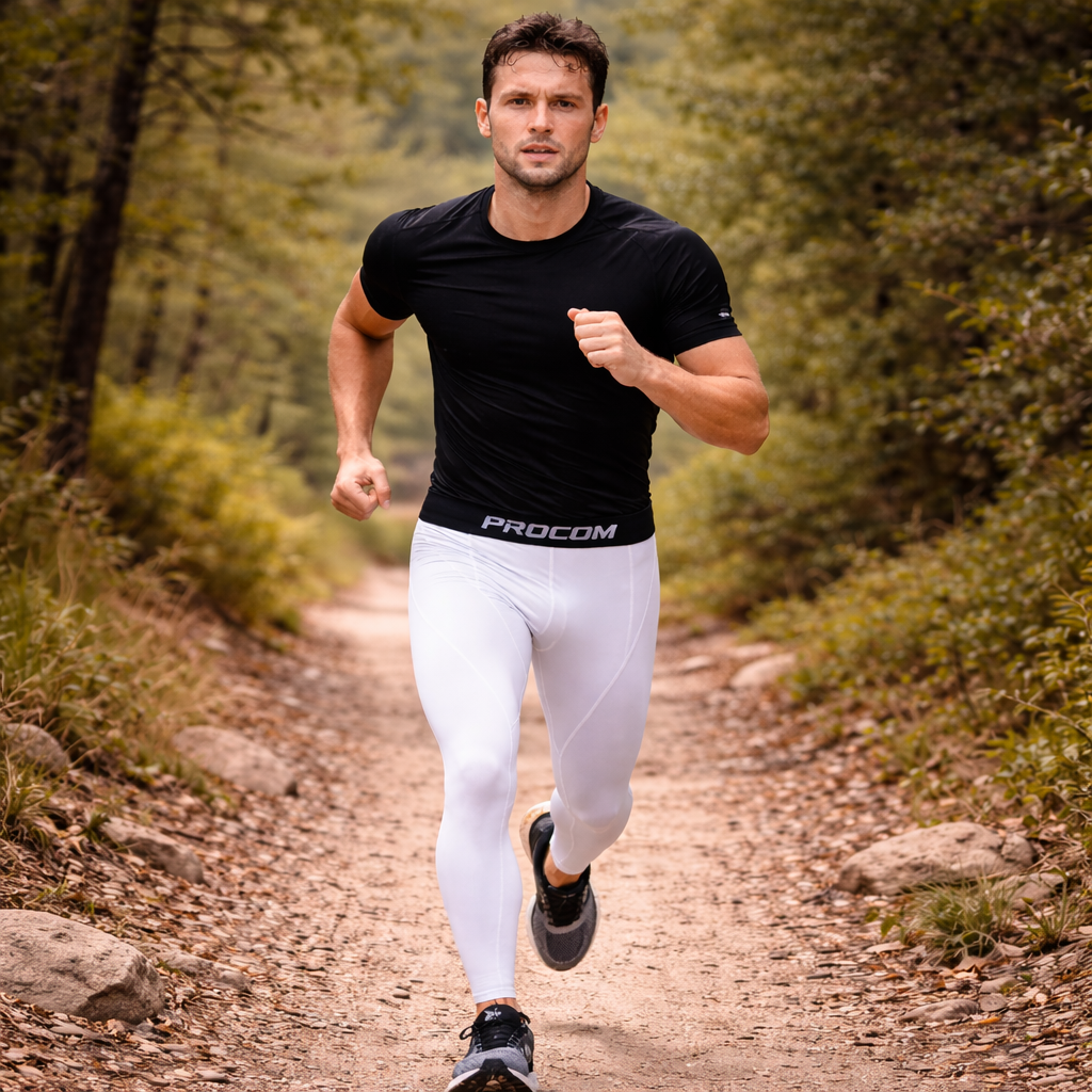 Legging compression homme running – Respirant séchage rapide fitness | Onwair