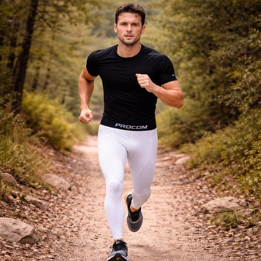 Legging compression homme running – Respirant séchage rapide fitness | Onwair