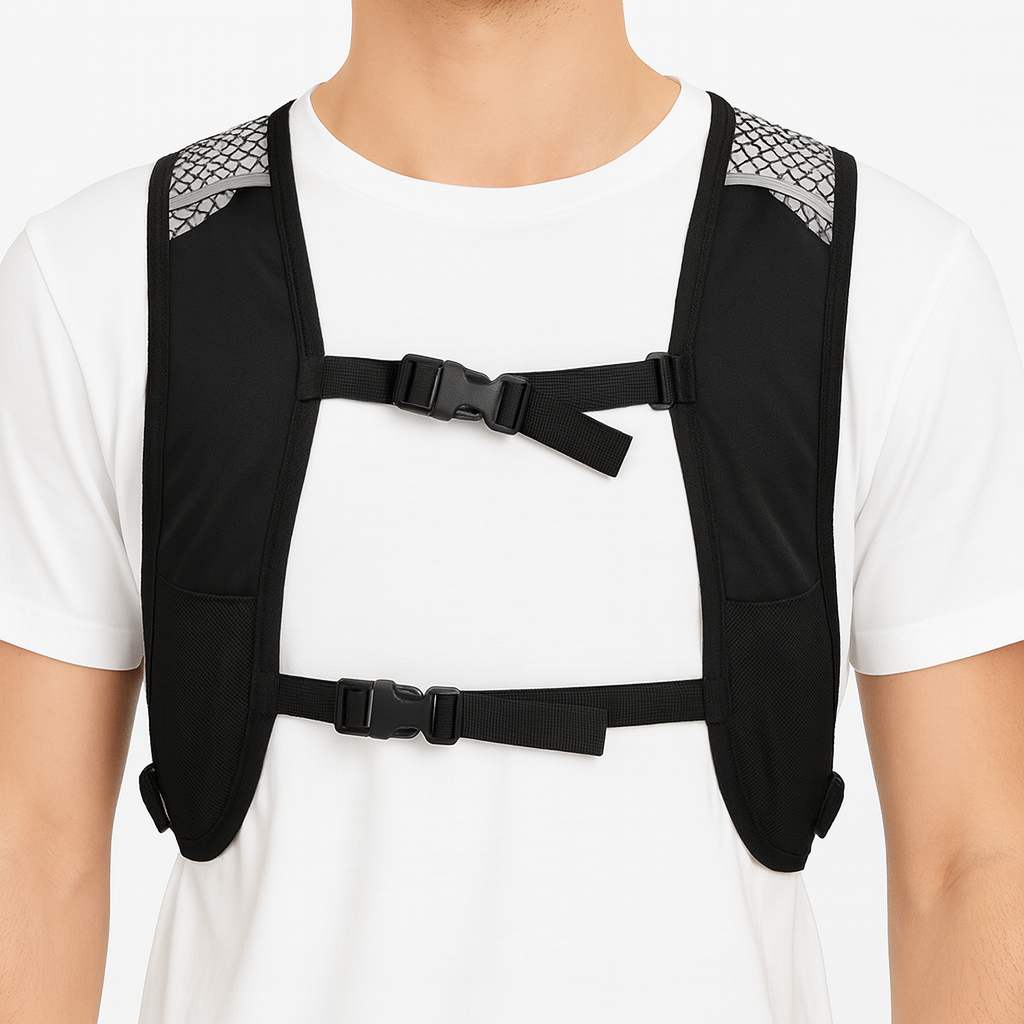 Gilet d'hydratation léger et imperméable pour running et randonnée