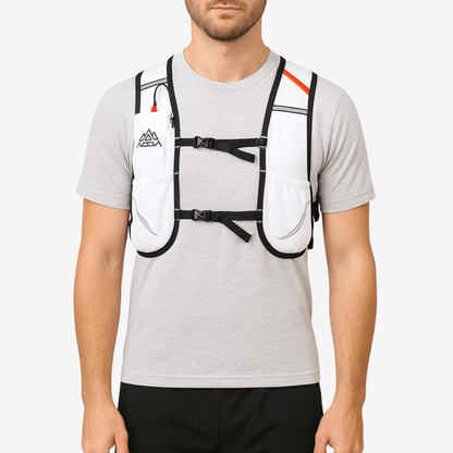 Gilet d'hydratation respirant unisexe – léger, réfléchissant et compatible sac d’hydratation 2L