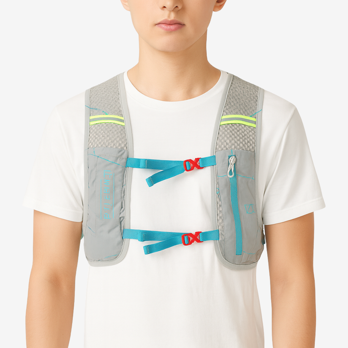 Gilet d'hydratation unisexe ultraléger – sac d’hydratation respirant pour running et trail.