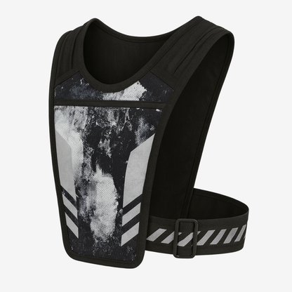 Gilet d'hydratation respirant unisexe – léger, réfléchissant et ajustable pour running et trail