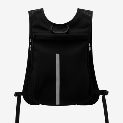 Gilet d'hydratation réfléchissant unisexe – sac d’hydratation léger avec poche téléphone pour running et trail