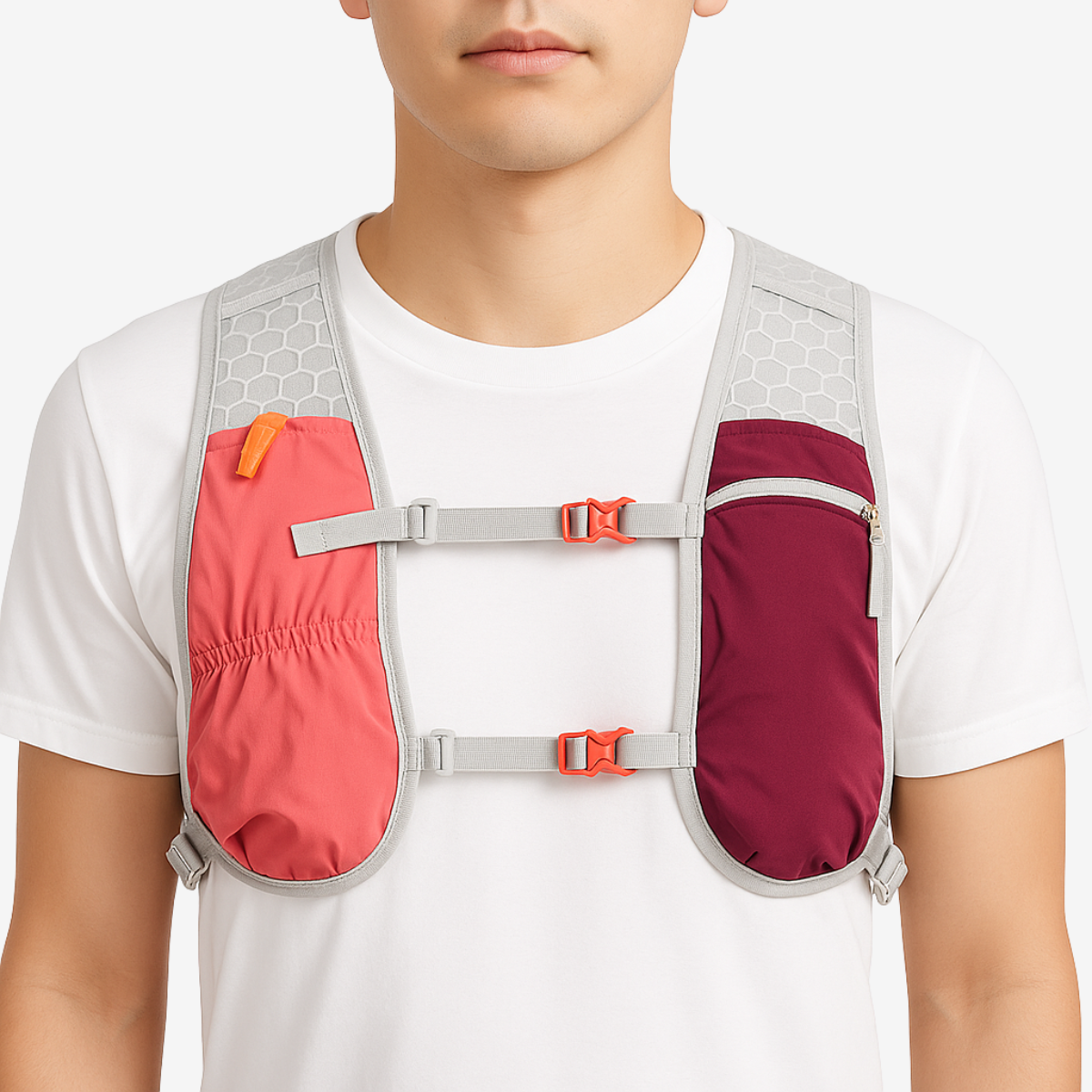Gilet d'hydratation unisexe ultraléger – sac d’hydratation respirant pour running et trail.
