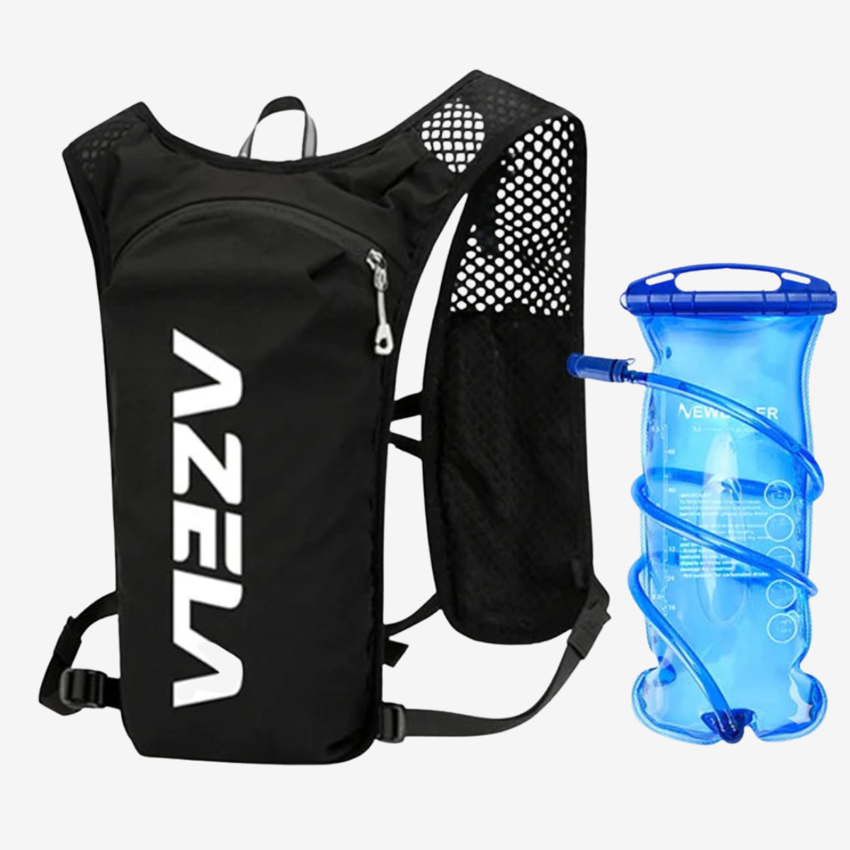 Gilet d'hydratation 5L respirant unisexe – sac d’hydratation léger et réfléchissant pour running et trail