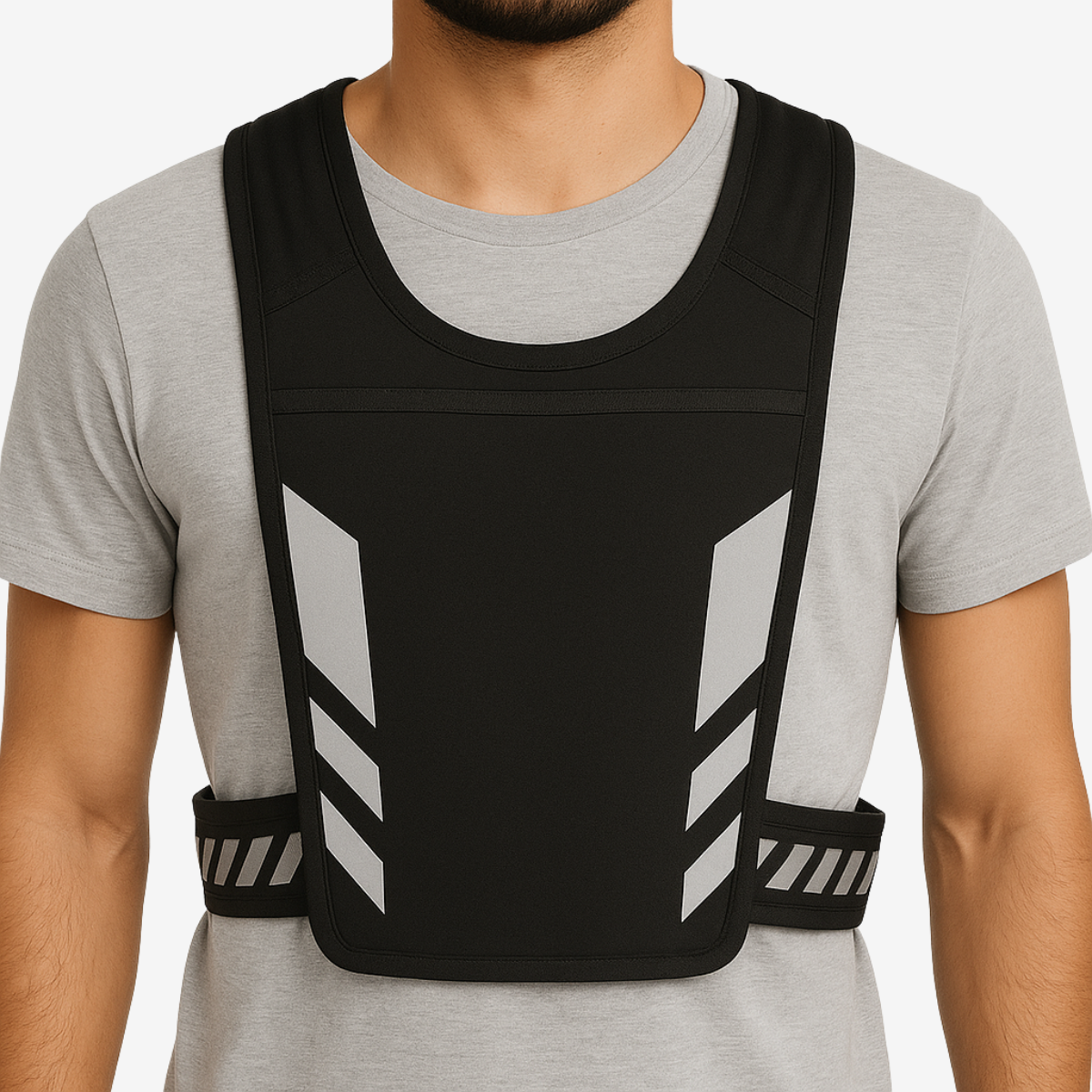Gilet d'hydratation respirant unisexe – léger, réfléchissant et ajustable pour running et trail