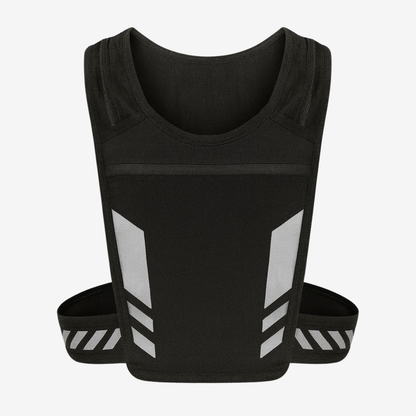 Gilet d'hydratation respirant unisexe – léger, réfléchissant et ajustable pour running et trail