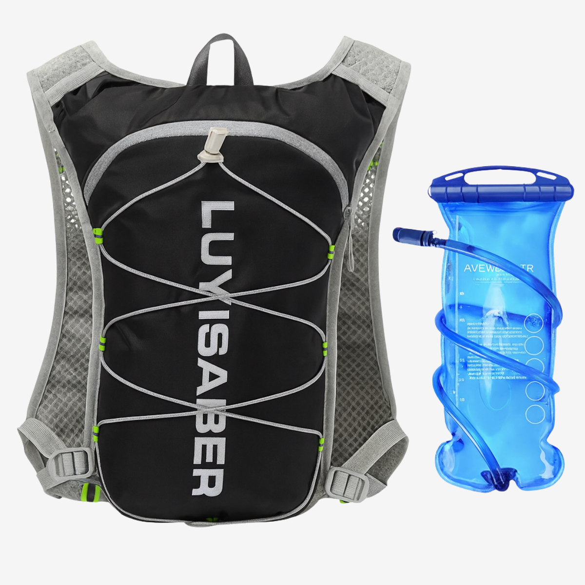 Gilet d'hydratation unisexe ultraléger – sac d’hydratation respirant pour running et trail.