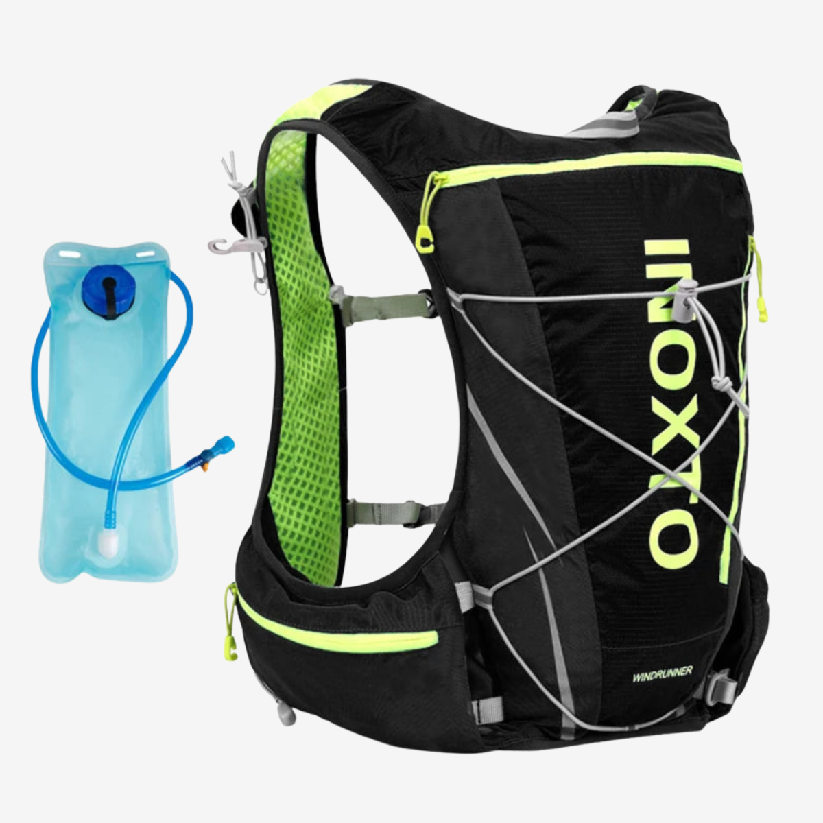 Gilet d'hydratation unisexe léger et respirant – sac d’hydratation réfléchissant pour running et trail