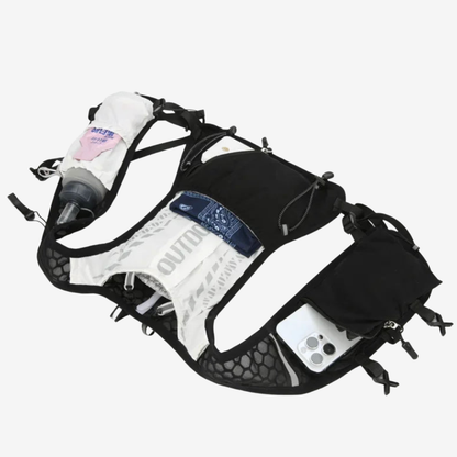 Gilet d'hydratation unisexe ultraléger – sac d’hydratation respirant pour running et trail.
