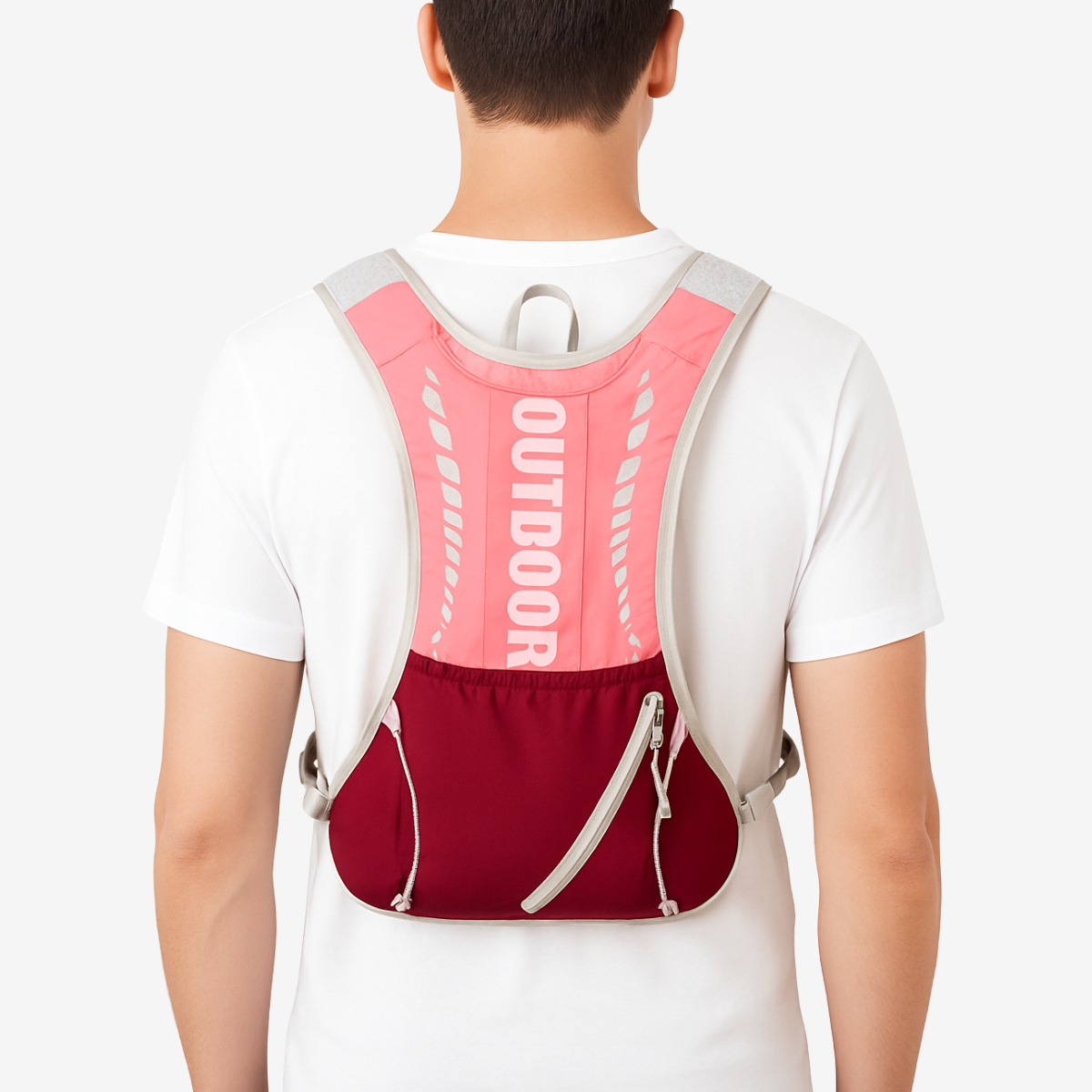 Gilet d'hydratation unisexe ultraléger – sac d’hydratation respirant pour running et trail.
