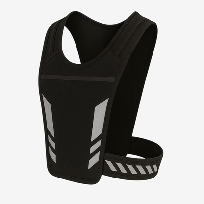 Gilet d'hydratation respirant unisexe – léger, réfléchissant et ajustable pour running et trail