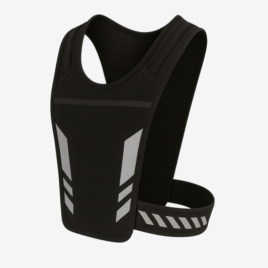 Gilet d'hydratation respirant unisexe – léger, réfléchissant et ajustable pour running et trail