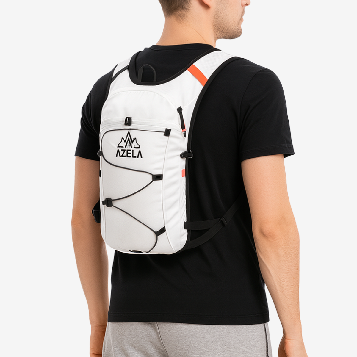 Gilet d'hydratation respirant unisexe – léger, réfléchissant et compatible sac d’hydratation 2L