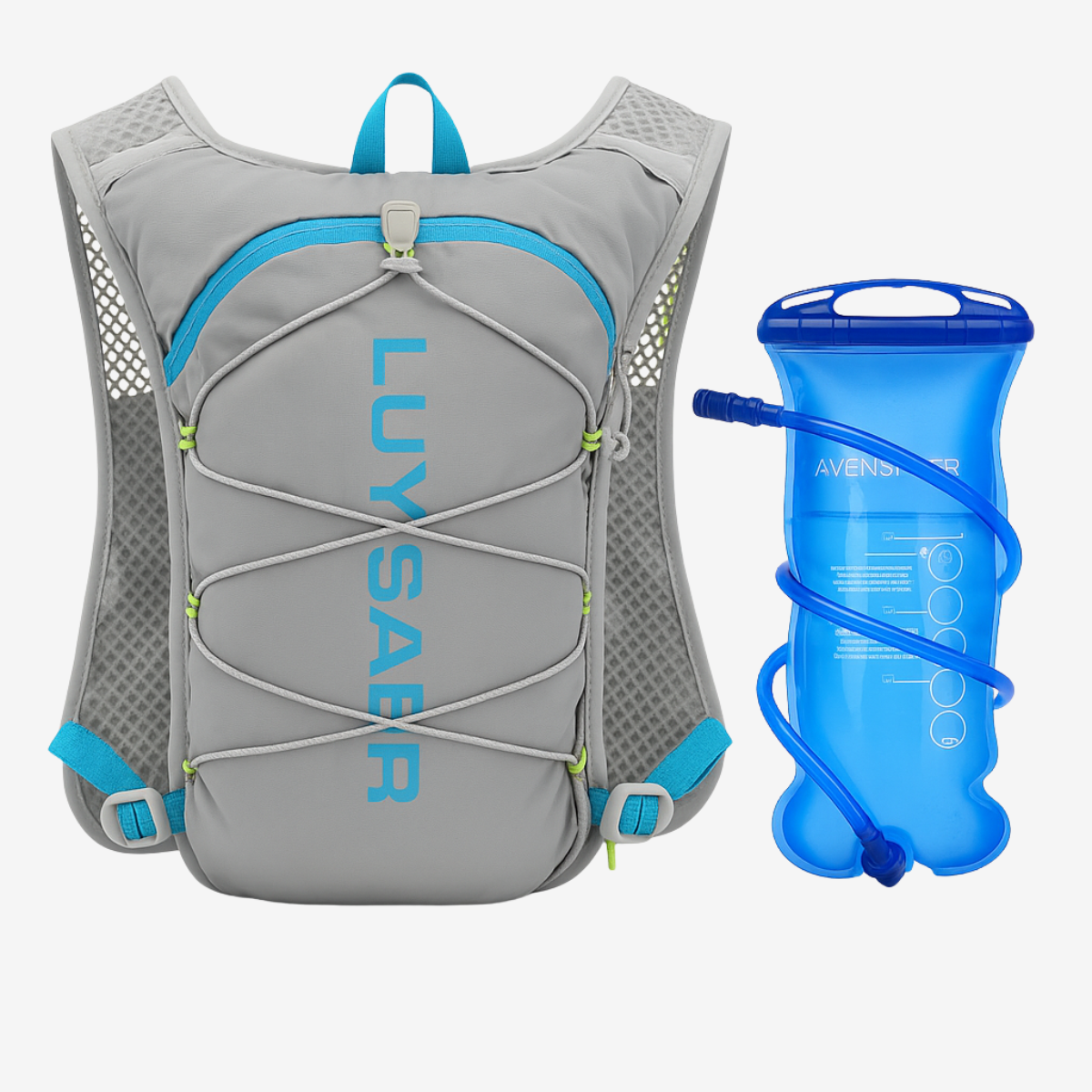 Gilet d'hydratation unisexe ultraléger – sac d’hydratation respirant pour running et trail.