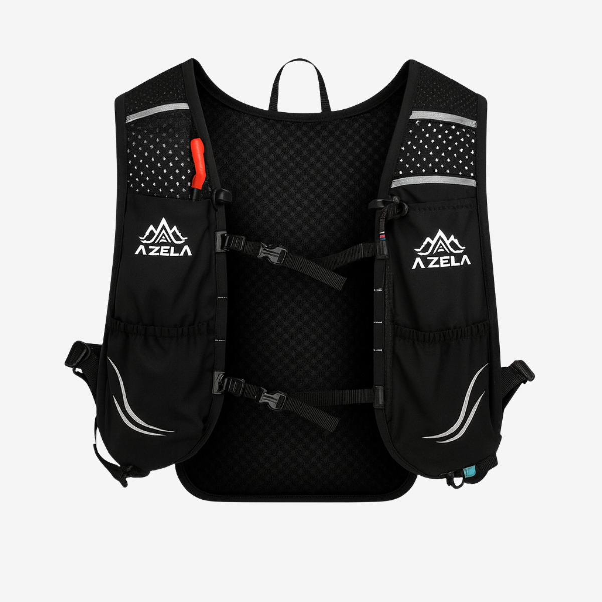 Gilet d'hydratation respirant unisexe – léger, réfléchissant et compatible sac d’hydratation 2L