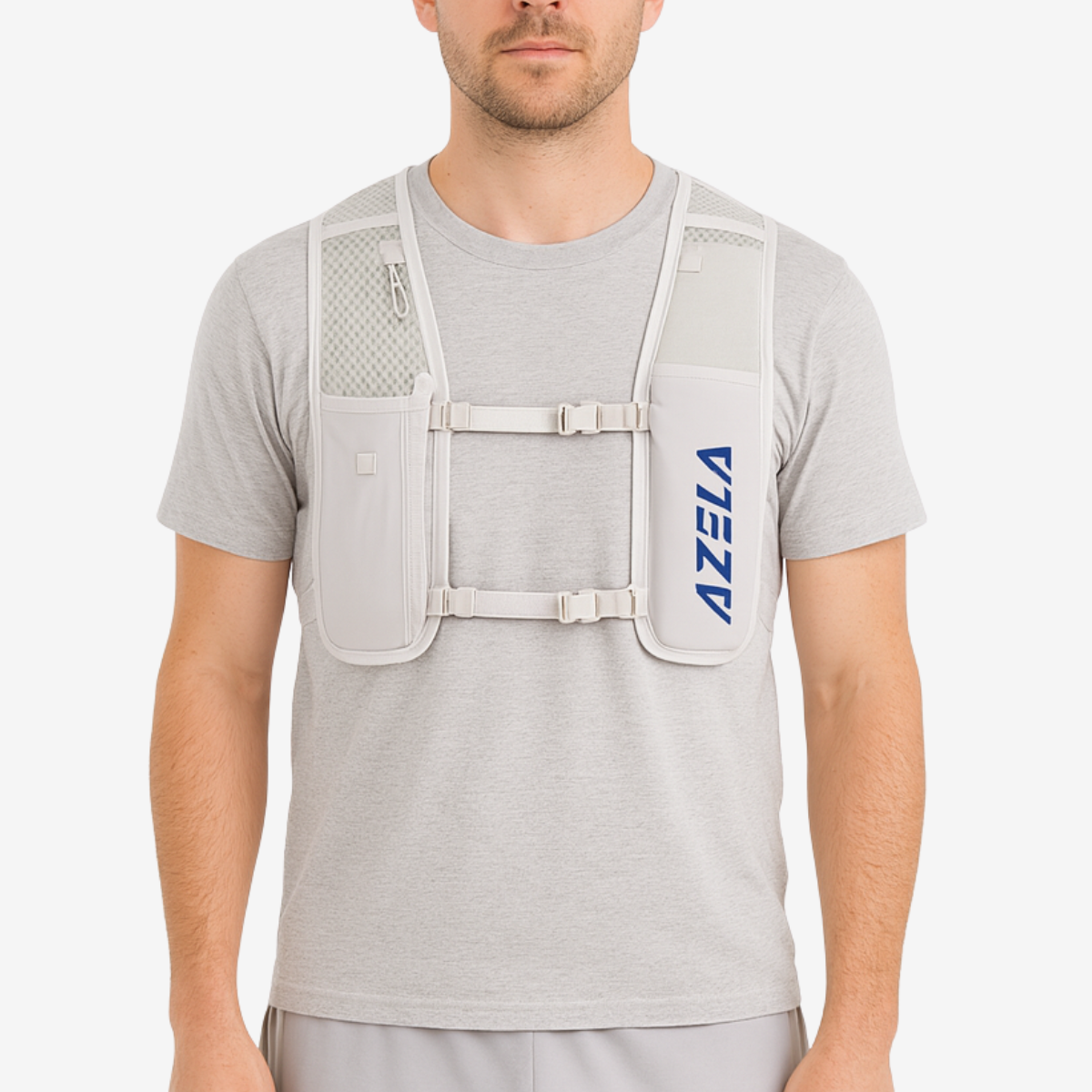 Gilet d'hydratation 5L respirant unisexe – sac d’hydratation léger et réfléchissant pour running et trail