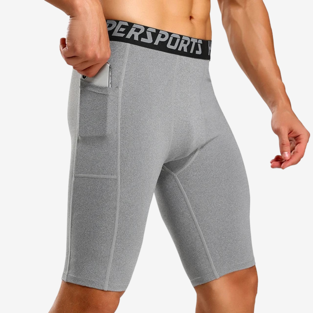 Short compression homme running – Respirant fitness basket | Onwair