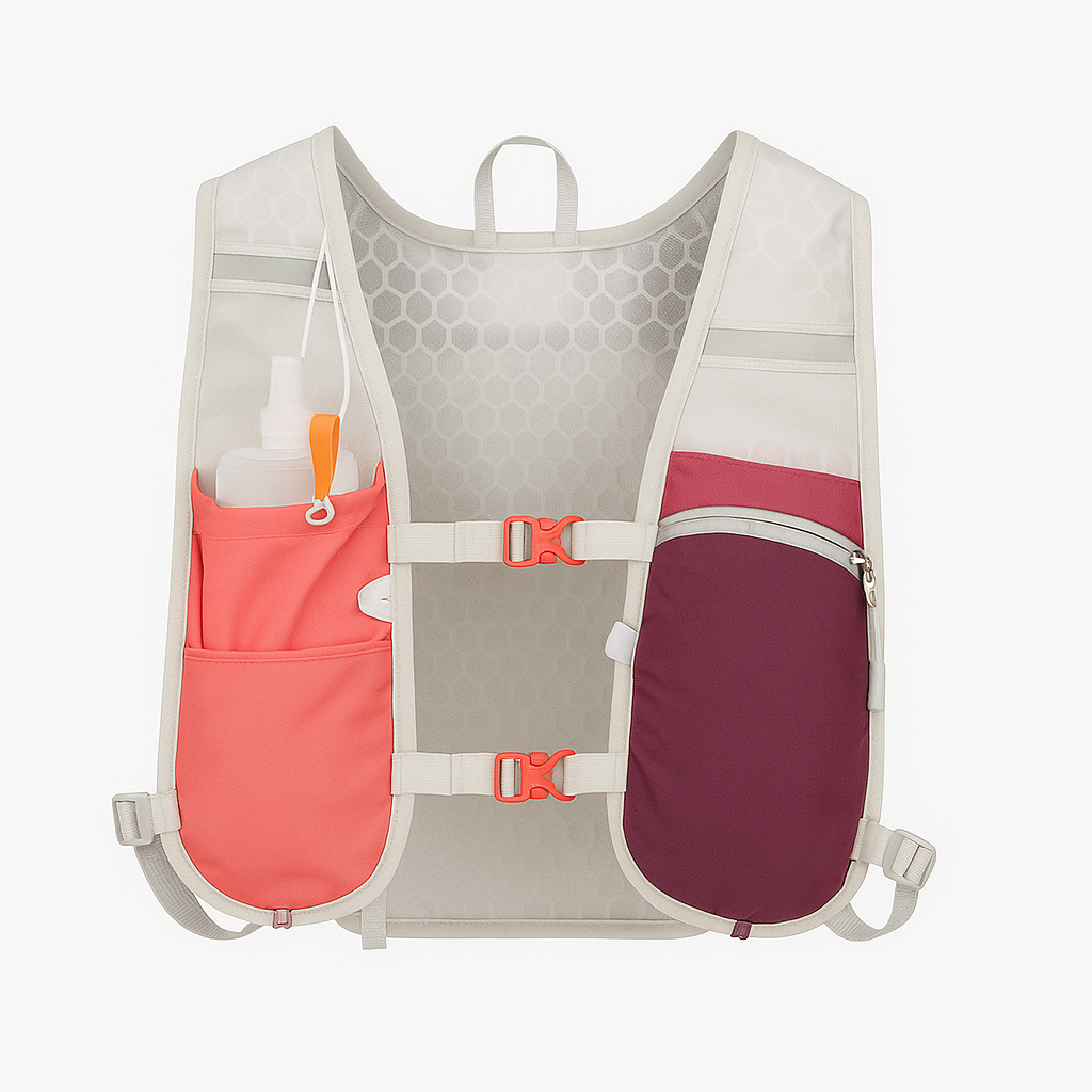 Gilet d'hydratation unisexe ultraléger – sac d’hydratation respirant pour running et trail.